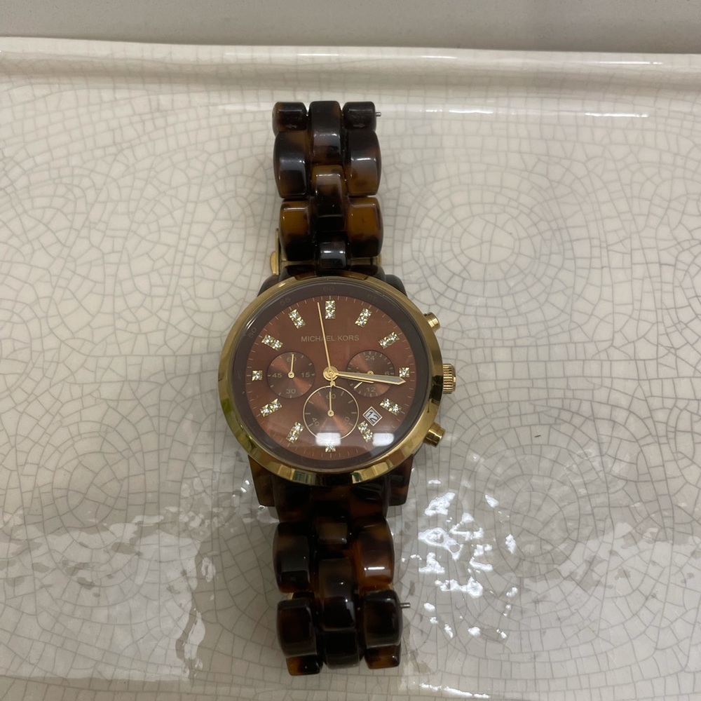 Michael Kors Tortoise Watch